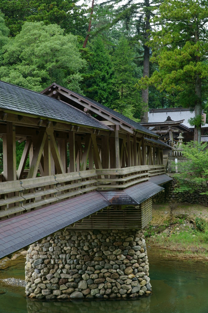 高知県梼原町　三嶋神社　神幸橋