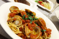 Spaghetti alle Vongole in Rosso