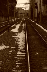 To the west