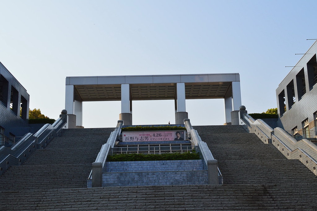 公園への階段