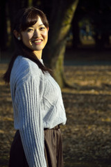 笑顔が素敵な女性