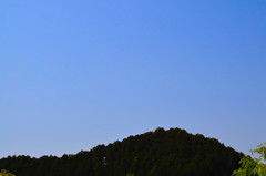 山の晴天