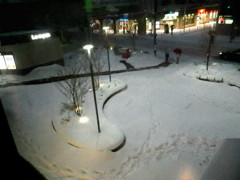 雪の公園