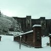 雪の豊稔池