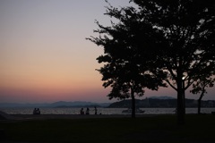 夕暮れ