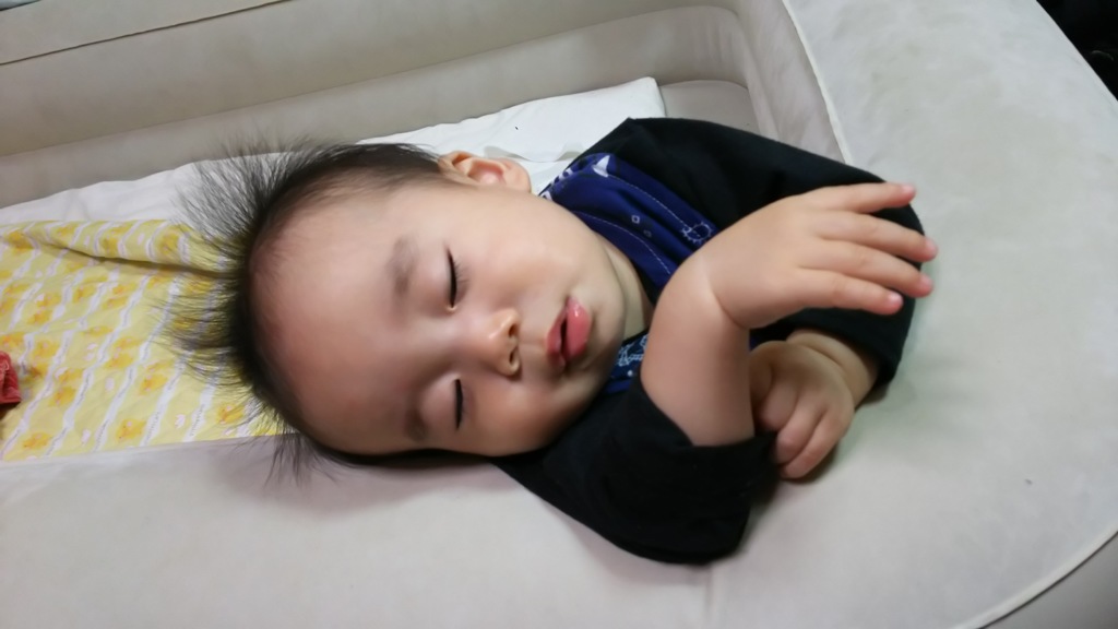 我慢できなくて…ﾈﾑｲ(´･ωゞ)
