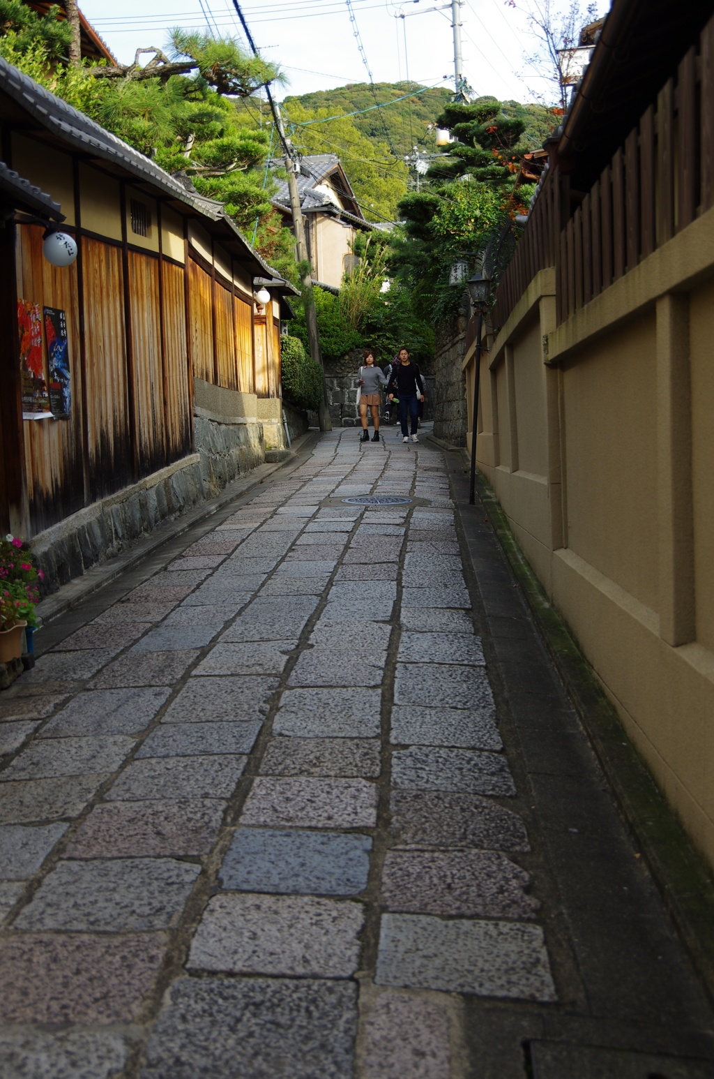 京都の裏路地。