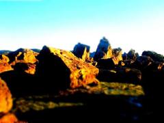 橋杭岩のミニチュア