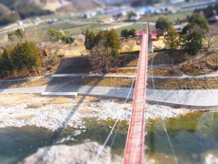 吊り橋 その４（ミニチュア風）