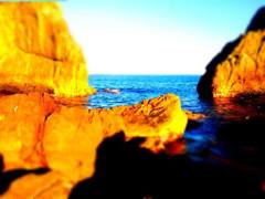 橋杭岩のミニチュア（２）