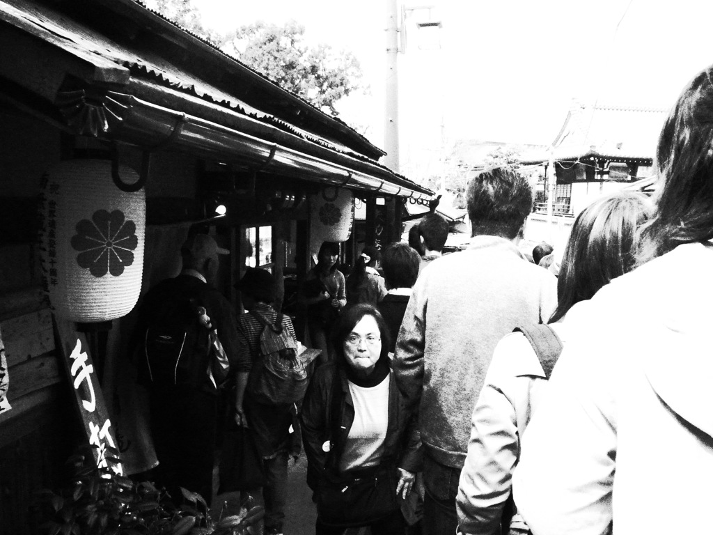 吉野山の観光客