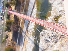 吊り橋　その３（ミニチュア風）