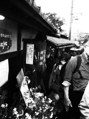 吉野山の観光客