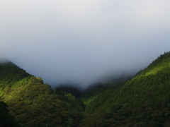 日本一大きな村の朝