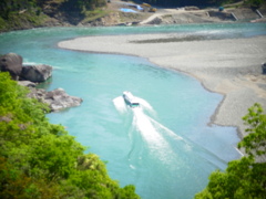 北山川ジェット船