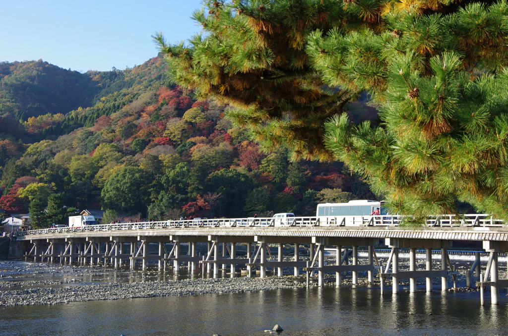 京都嵐山・渡月橋