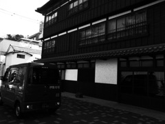 二見浦の街並み