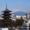 京の町並み。