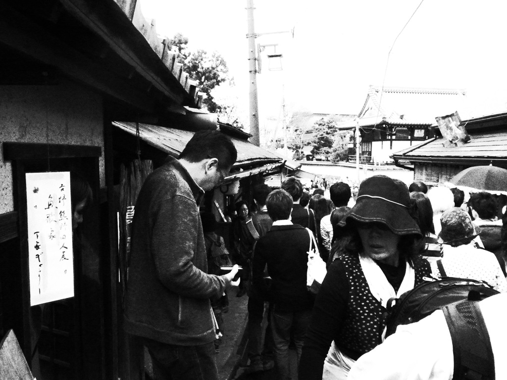 吉野山の観光客