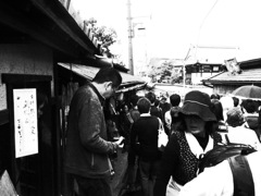 吉野山の観光客