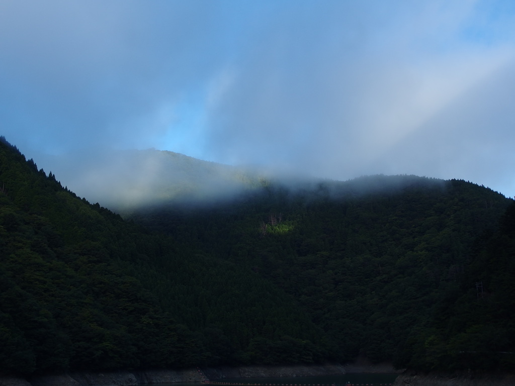 日本一大きな村の朝