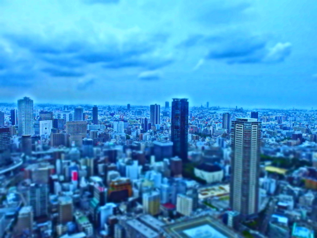梅田スカイビルからの眺め