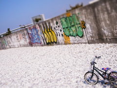落書きと自転車　（１）