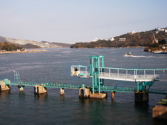 鳥羽水族館からの眺め（ジオラマ風）