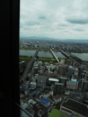 梅田スカイビルからの眺め