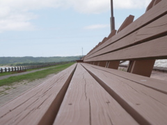 世界一長いベンチ。