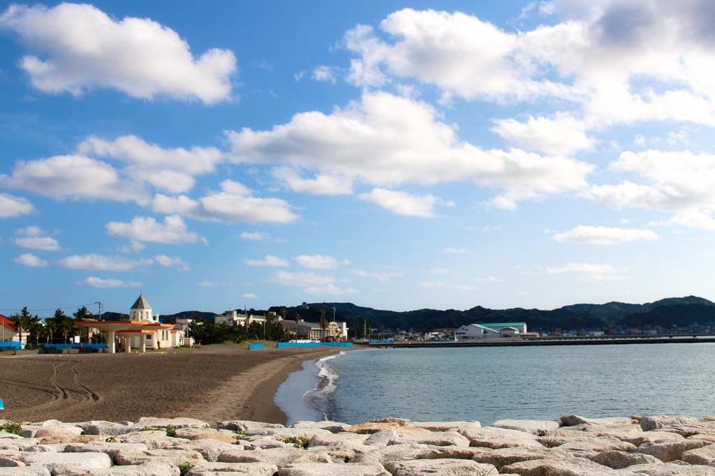 館山の海