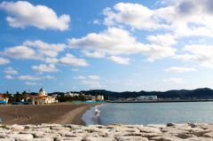 館山の海