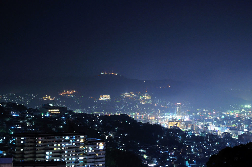 長崎の夜景-春-