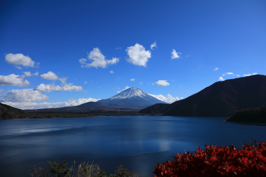 午後の富士山　本栖湖