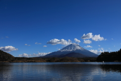 午後の富士山　精進湖