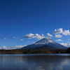 午後の富士山　精進湖