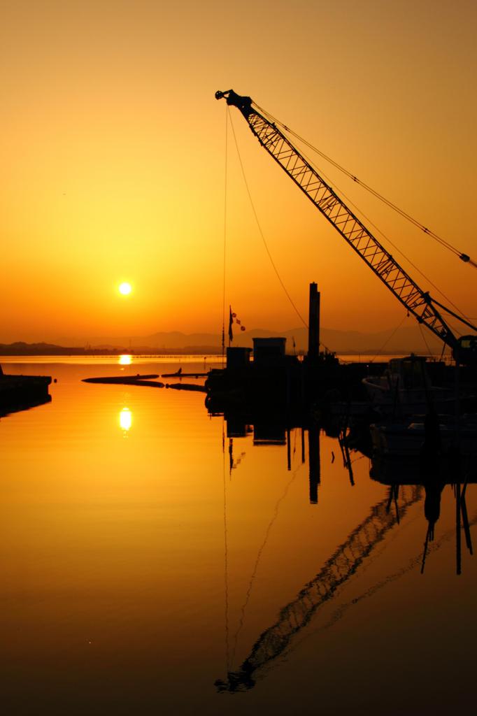 今日の夕景