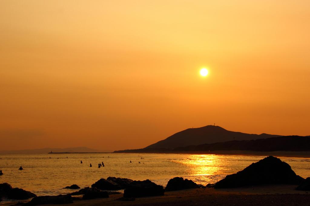 今日の夕景
