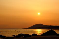 今日の夕景