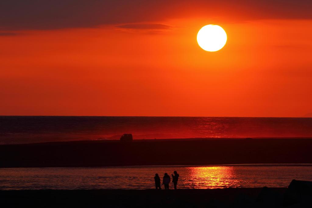 本日の夕景