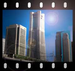 ランドマークと電車w