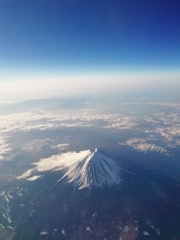 真上から見る富士山