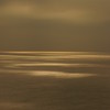 「光の道？」　越前海岸　夕暮れ