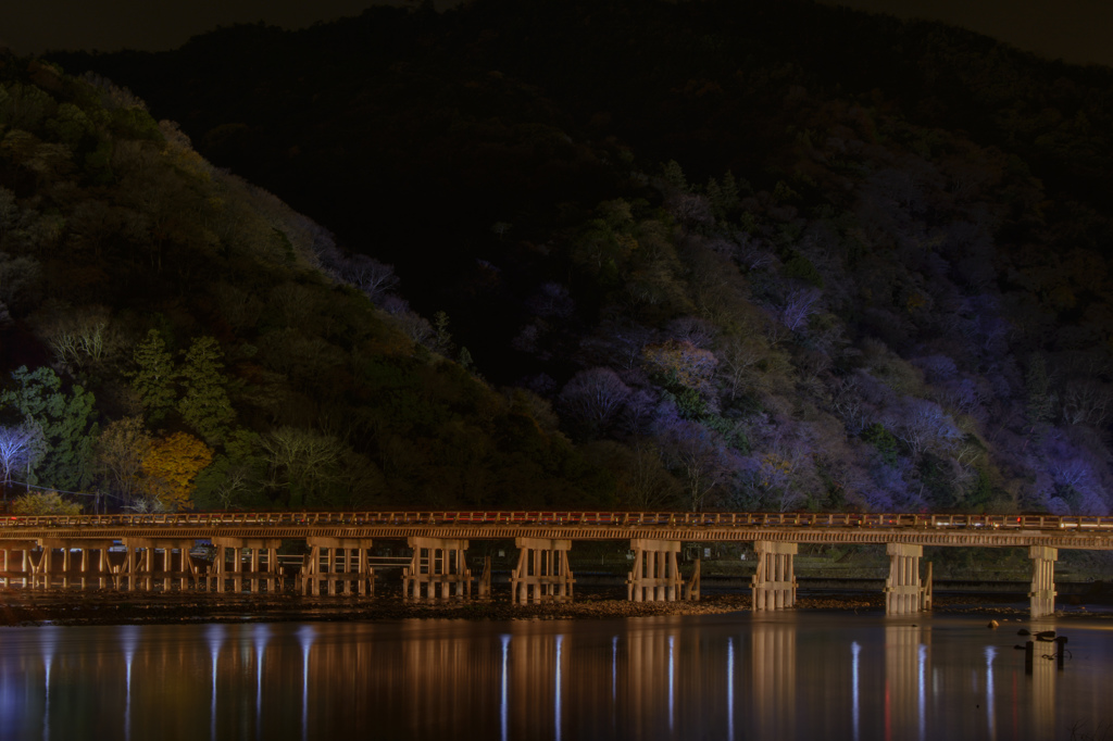 あの時の渡月橋