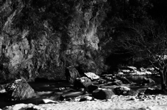 冬の御岳渓谷　　三題　　　　最終章