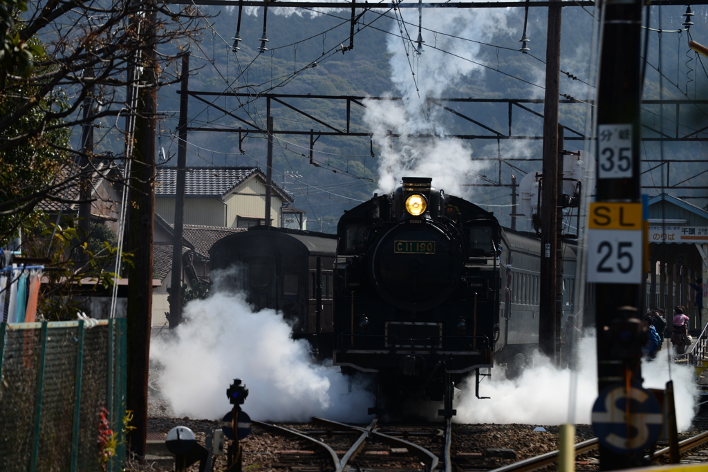 大井川鉄道　新金谷で