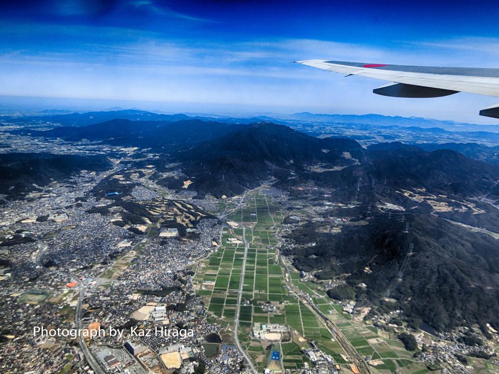 ANAシステム障害の一日　福岡上空