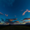 満天の星の丘、雨のあとの夕刻