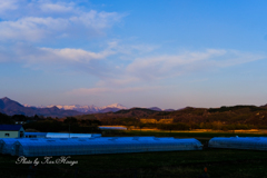 夕刻の日高山地