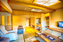 ホテル鶴雅、別館、お部屋